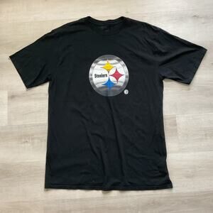 Fanatics Pro Line Pittsburgh Steelers Logo Tee Short Sleeve Pure cotton 6208 XLT